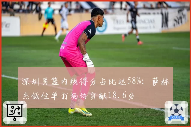 深圳男篮内线得分占比达58%：萨林杰低位单打场均贡献18.6分